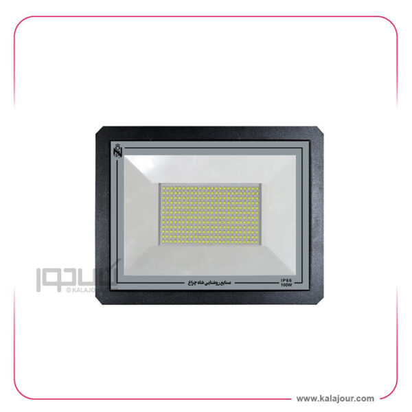 پرژکتور آبان 100 وات  IP66 - شاه چراغ سایز 270*210*30 - Image 2