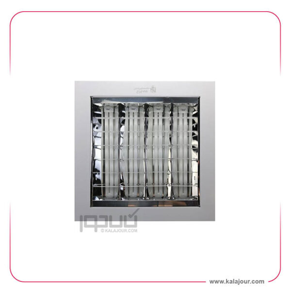 چراغ شبکه SMD/FPL روکار 16*3 مجموع 48 وات برند شاه چراغ - Image 3