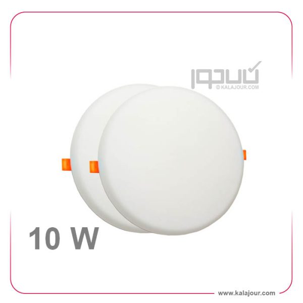 پنل فول لایت توکار گرد 10 وات - پارس سهیل